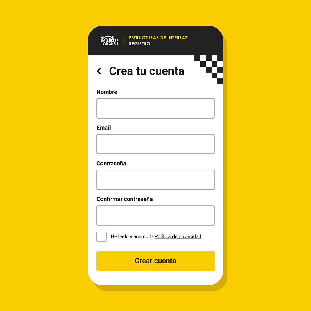 Estructuras de interfaz