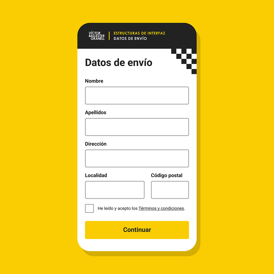 Estructuras de interfaz